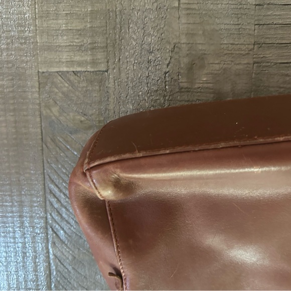 Alba bag Classic brown Leather zippy work tote - Picture 14 of 16